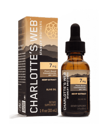 Charlotte’s Web 7mg CBD Oil olive oil 7mg 30ml bottle box hemp copy 1 | Savage Cabbage