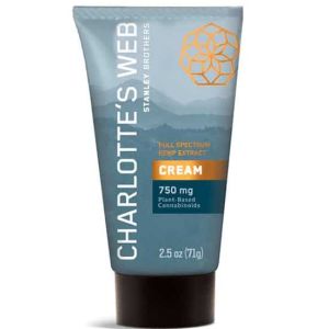 Charlotte's Web 750mg Full Spectrum Hemp Extract CBD Cream Plant Based Cannabinoids