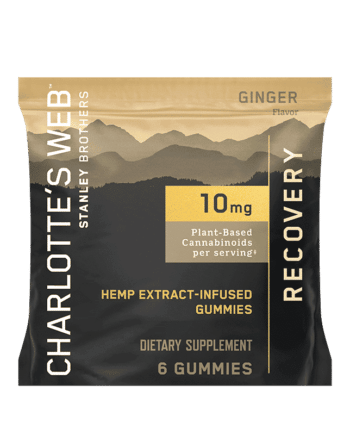 Charlotte’s Web Organic CBD Gummies – Recovery Sample Pack Recovery Gummy 6ct Front 2 | Savage Cabbage