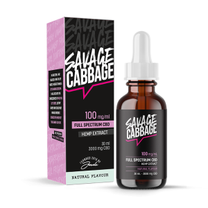 img savage cabbage 100mg ml 10 full spectrum cbd oil featured product | Savage Cabbage